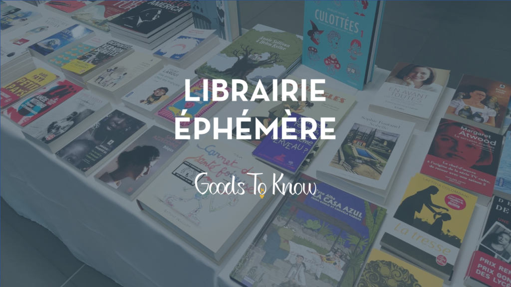 Image illustrant notre animation ludique "Librairie éphémère"