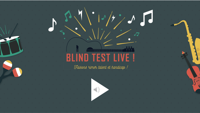 Affiche de notre blind test live