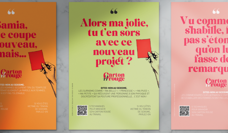 Affiches carton rouge